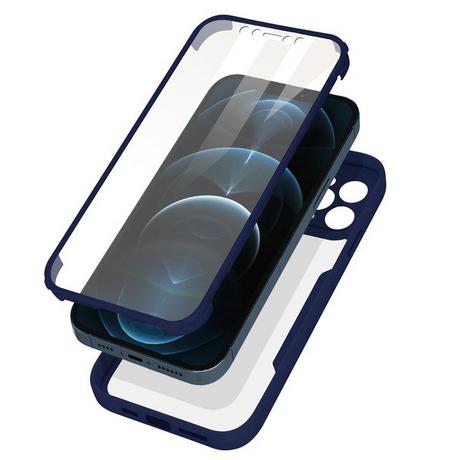 Avizar  Cover 360° iPhone 12 Pro blu 