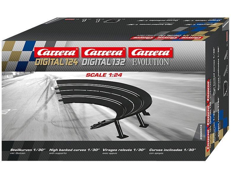 Carrera  Digital 124 Steilkurven 1/30 Grad (6Teile) 