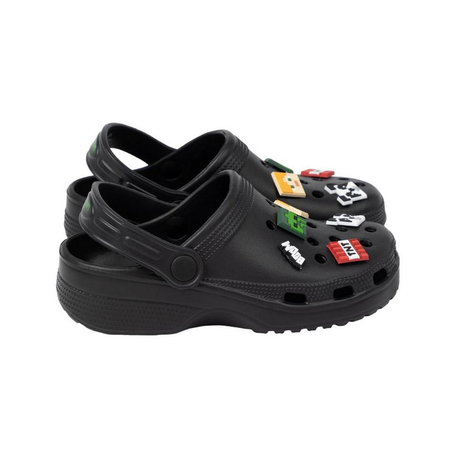 MINECRAFT Clogs mit Anhängern  