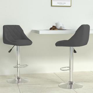 VidaXL Tabouret de bar velours  