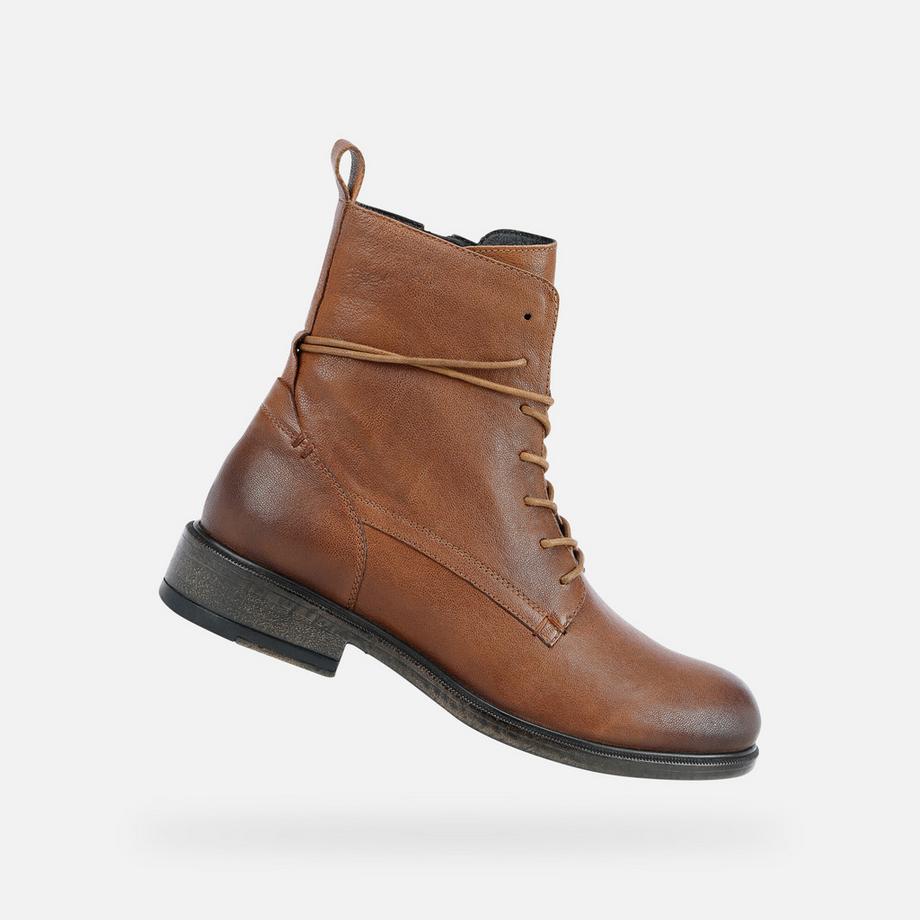 GEOX Catria Bottines en Cuir  