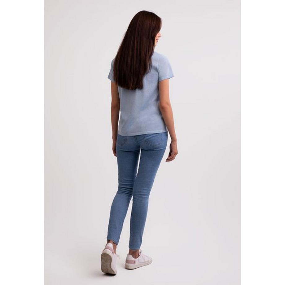 CASH-MERE.CH T-Shirt Manches Courtes Col V  