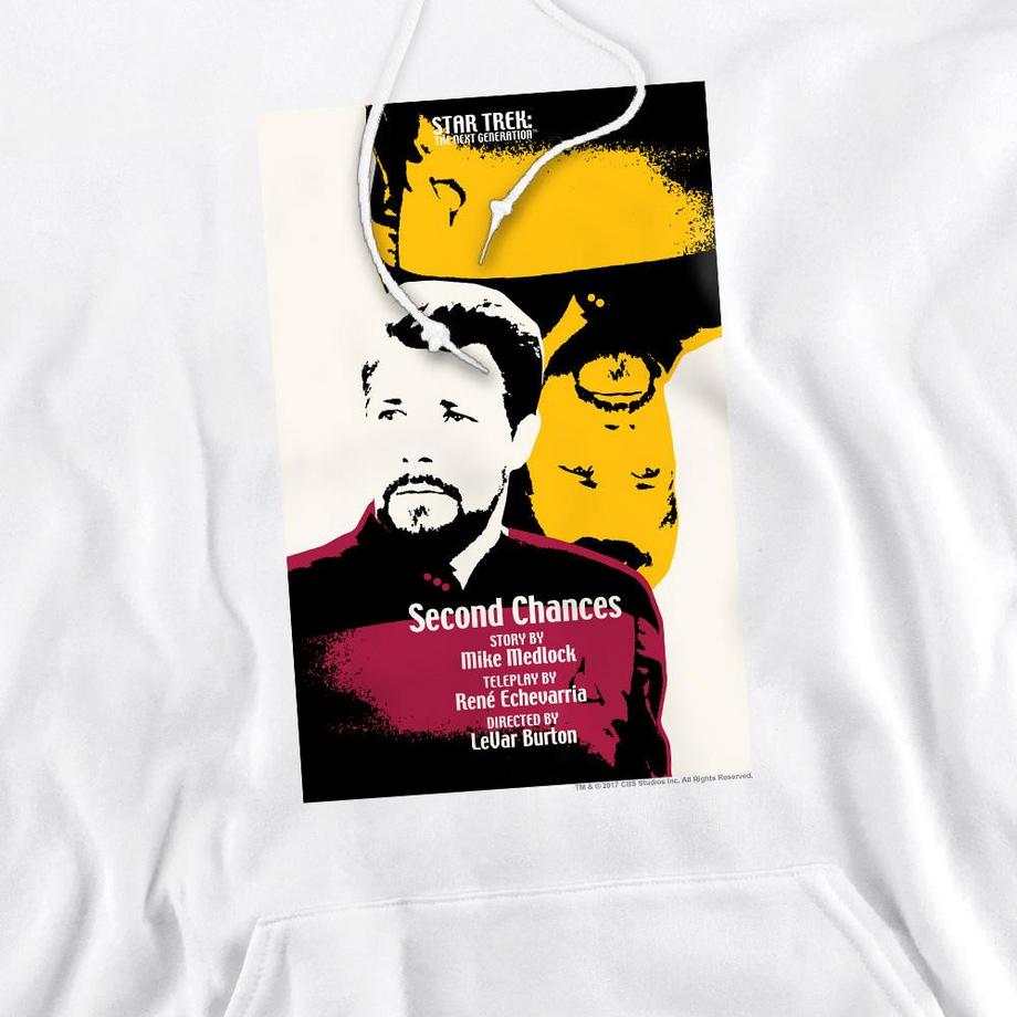 Star Trek The Next Generation Season 6 Episode 24 Felpa con Cappuccio  