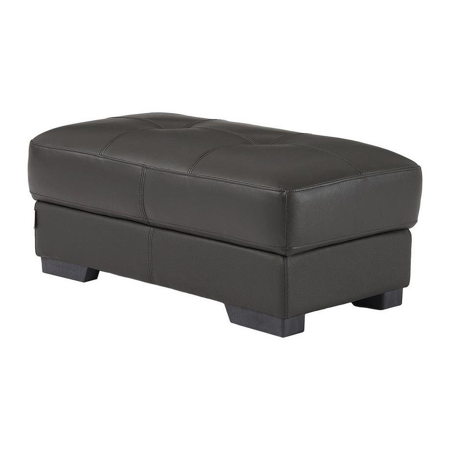 Vente-unique Pouf en cuir METROPOLITAN II  