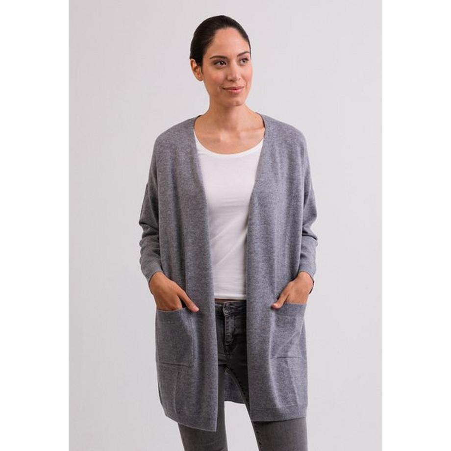 CASH-MERE.CH Kaschmir Long Cardigan  