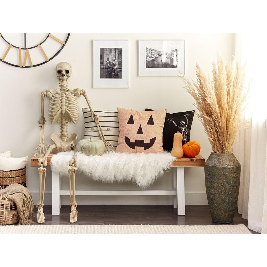 Beliani Dekokissen 2er Set aus Baumwolle Modern CYNARA  