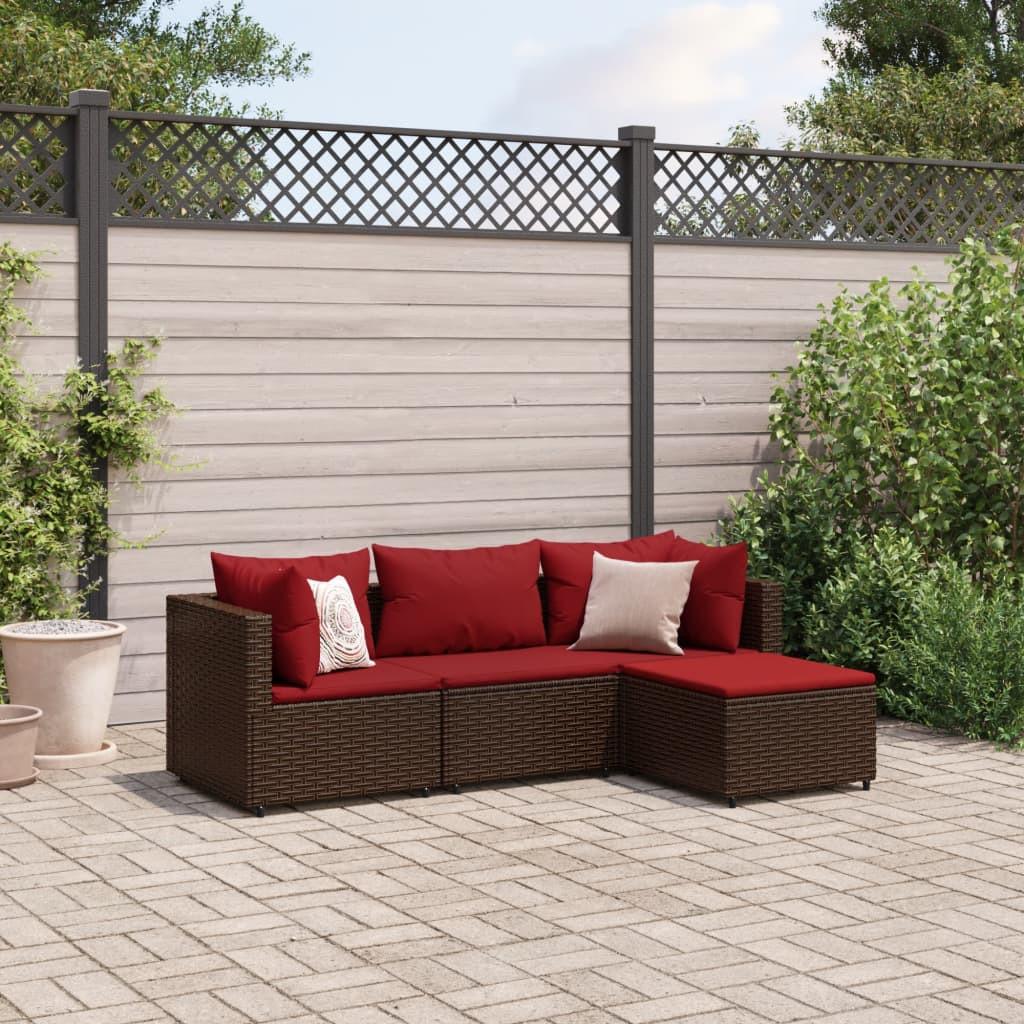 VidaXL Garten lounge set poly-rattan  