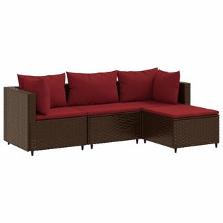 VidaXL Garten lounge set poly-rattan  