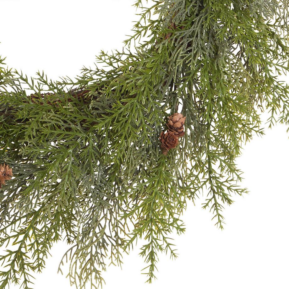 Beliani Weihnachtskranz aus Kunststoff  PANRUN  
