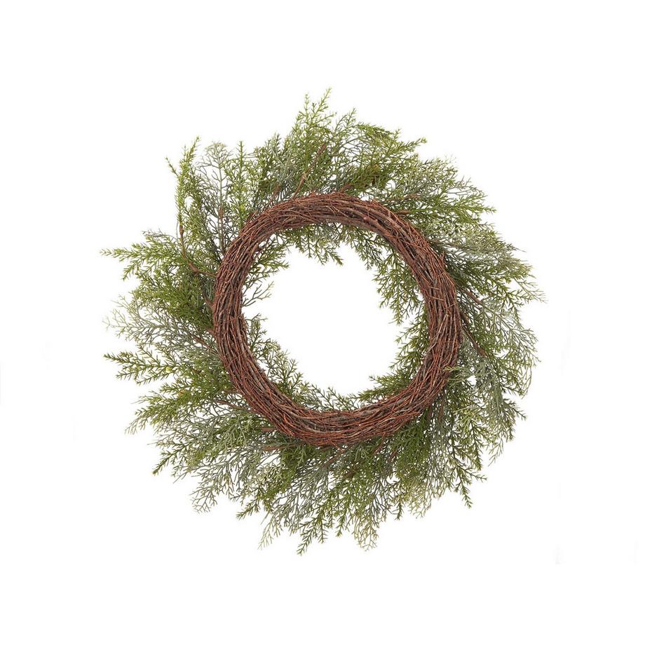 Beliani Weihnachtskranz aus Kunststoff  PANRUN  
