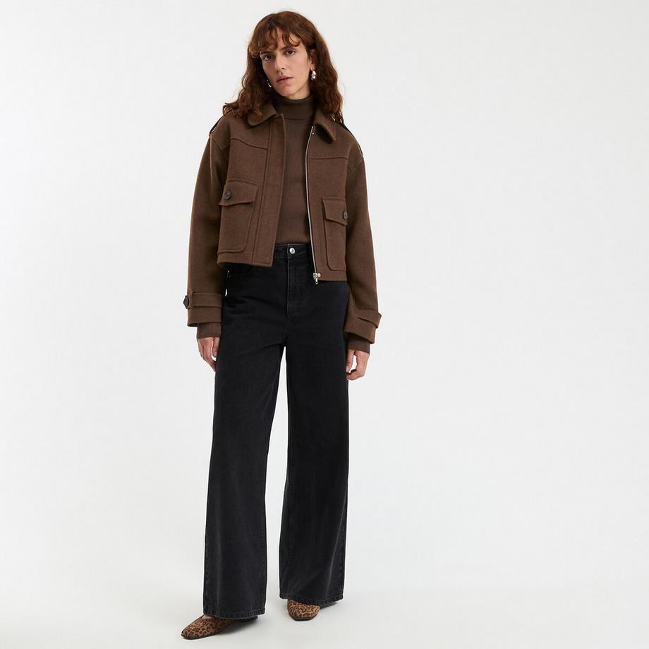 La Redoute Collections Blouson court fermeture zippée  