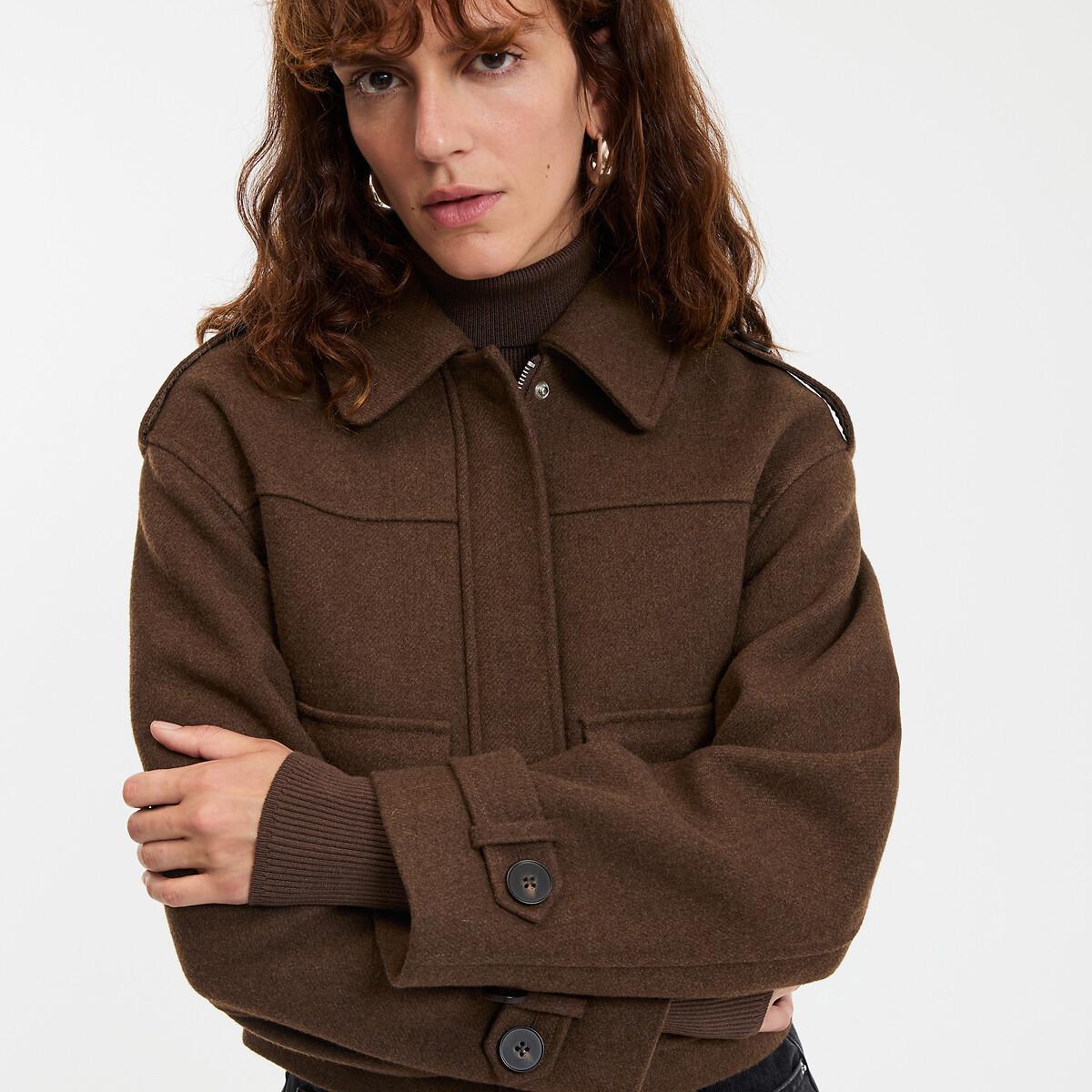 La Redoute Collections Giacca corta da motociclista con cerniera  