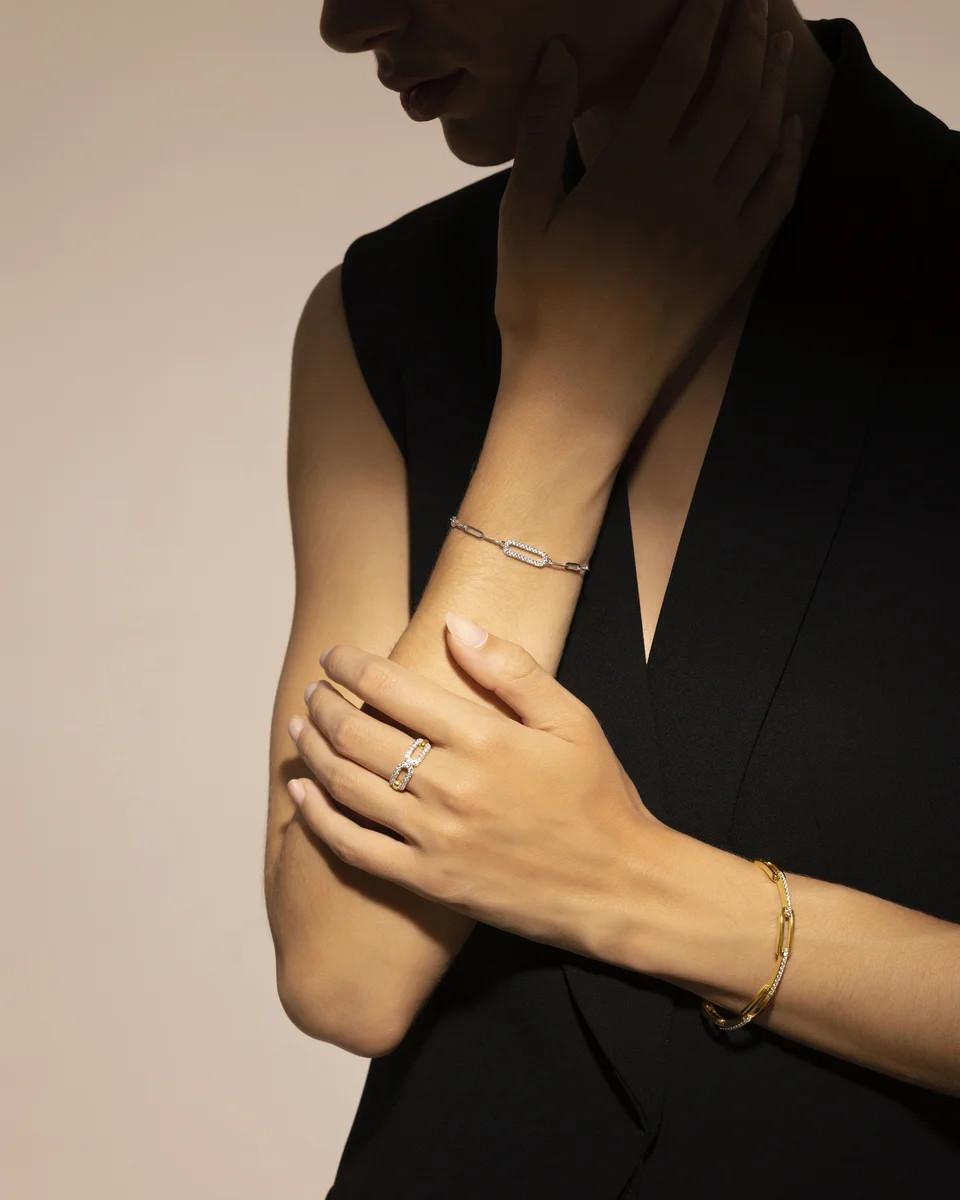 Charles Garnier  STYLES-Armband aus Silber und Zirkonoxiden 