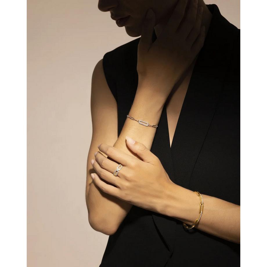 Charles Garnier  Bracciale STYLES in Argento e ossidi di zirconio 