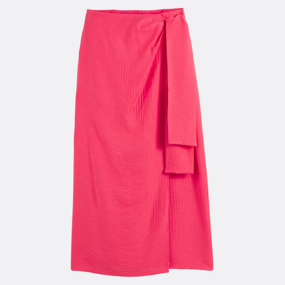 La Redoute Collections Jupe Midi Portefeuille à Nouer  
