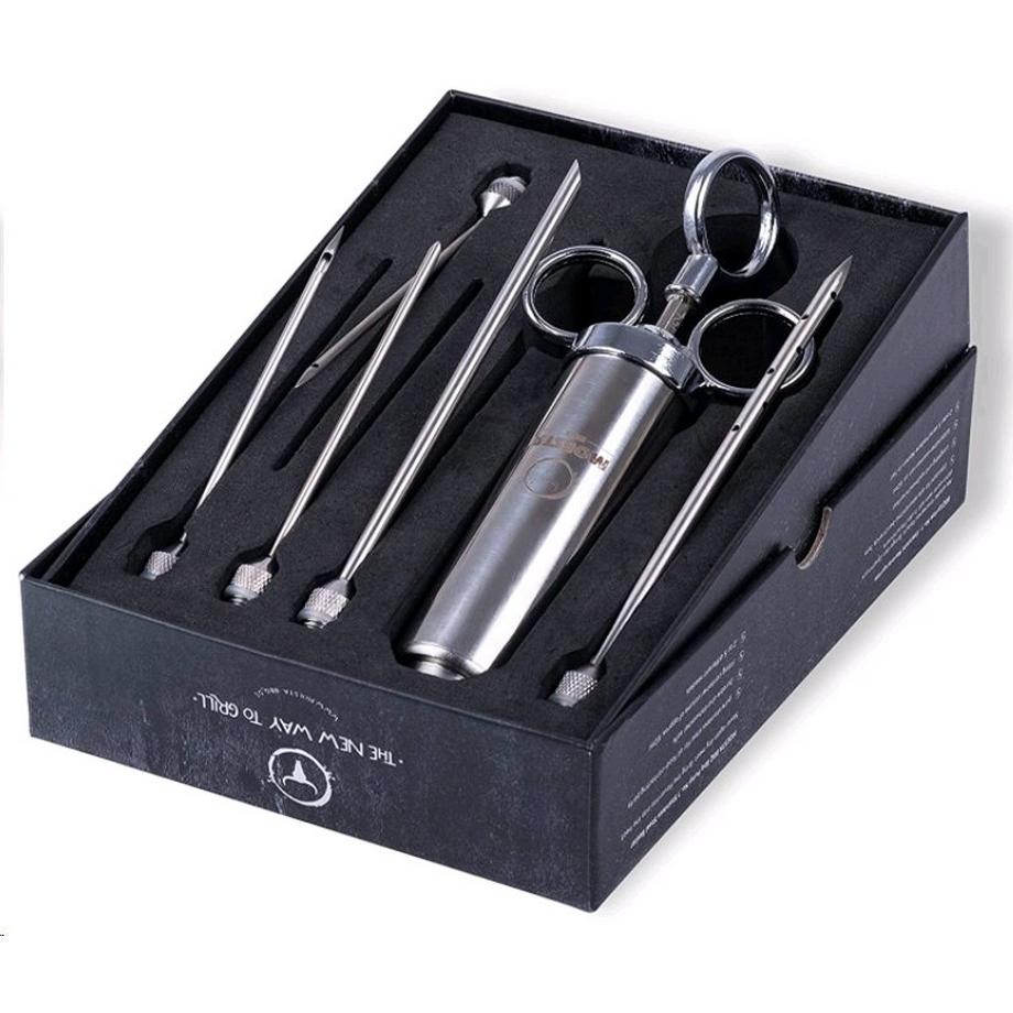 Moesta  Grillhelfer - BBQ Spritze No.1 - Edelstahl Bratenspritze 