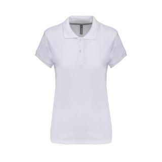 Kariban  poloshirt für damen blanc 