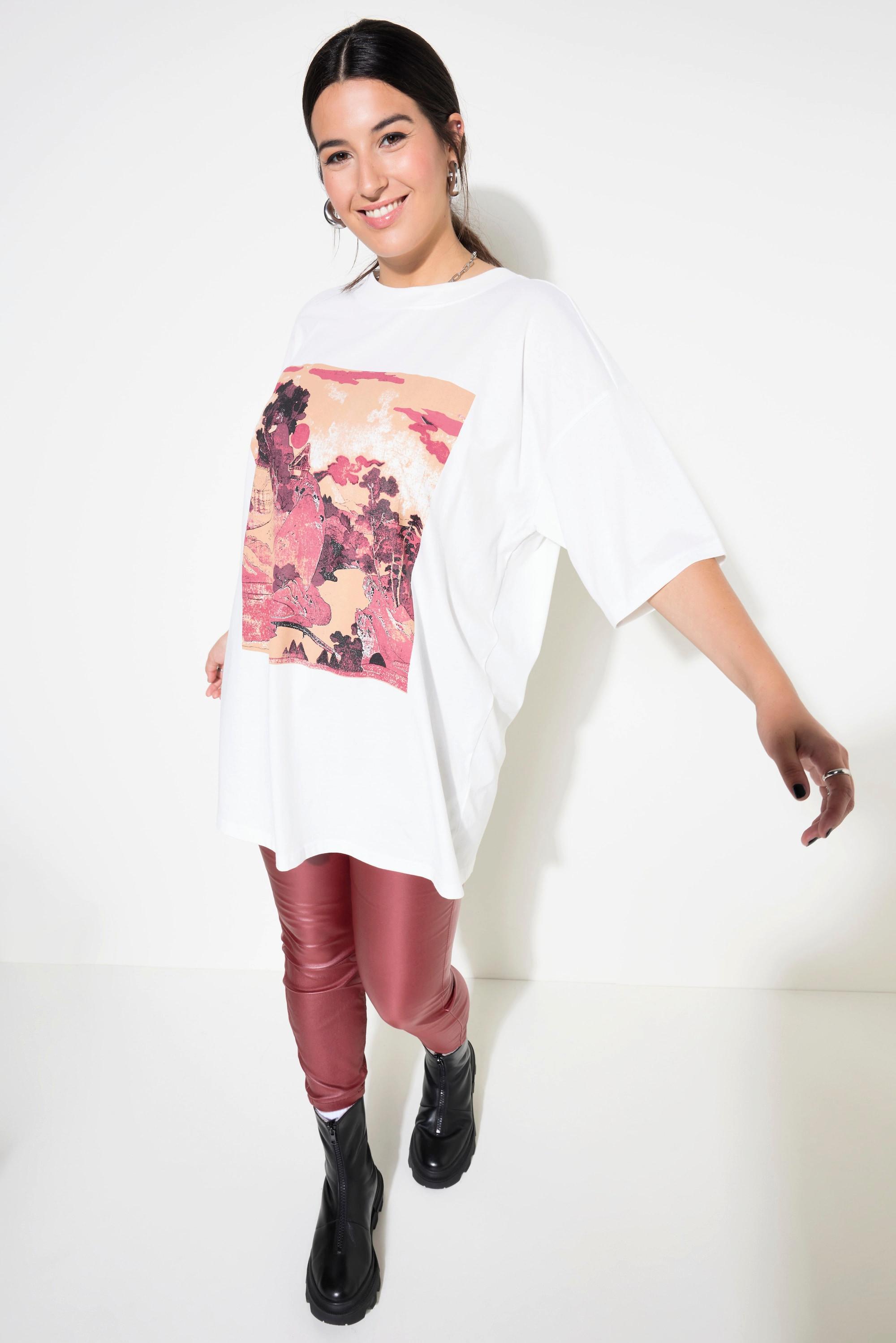 Studio Untold  T-shirt oversize. Motif asiatique 