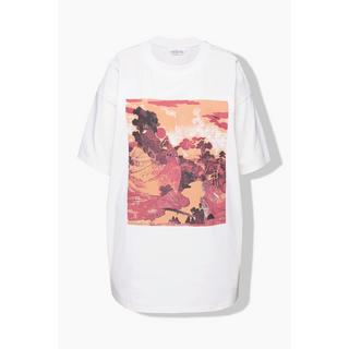 Studio Untold  T-Shirt, oversized, Asia-Motiv 