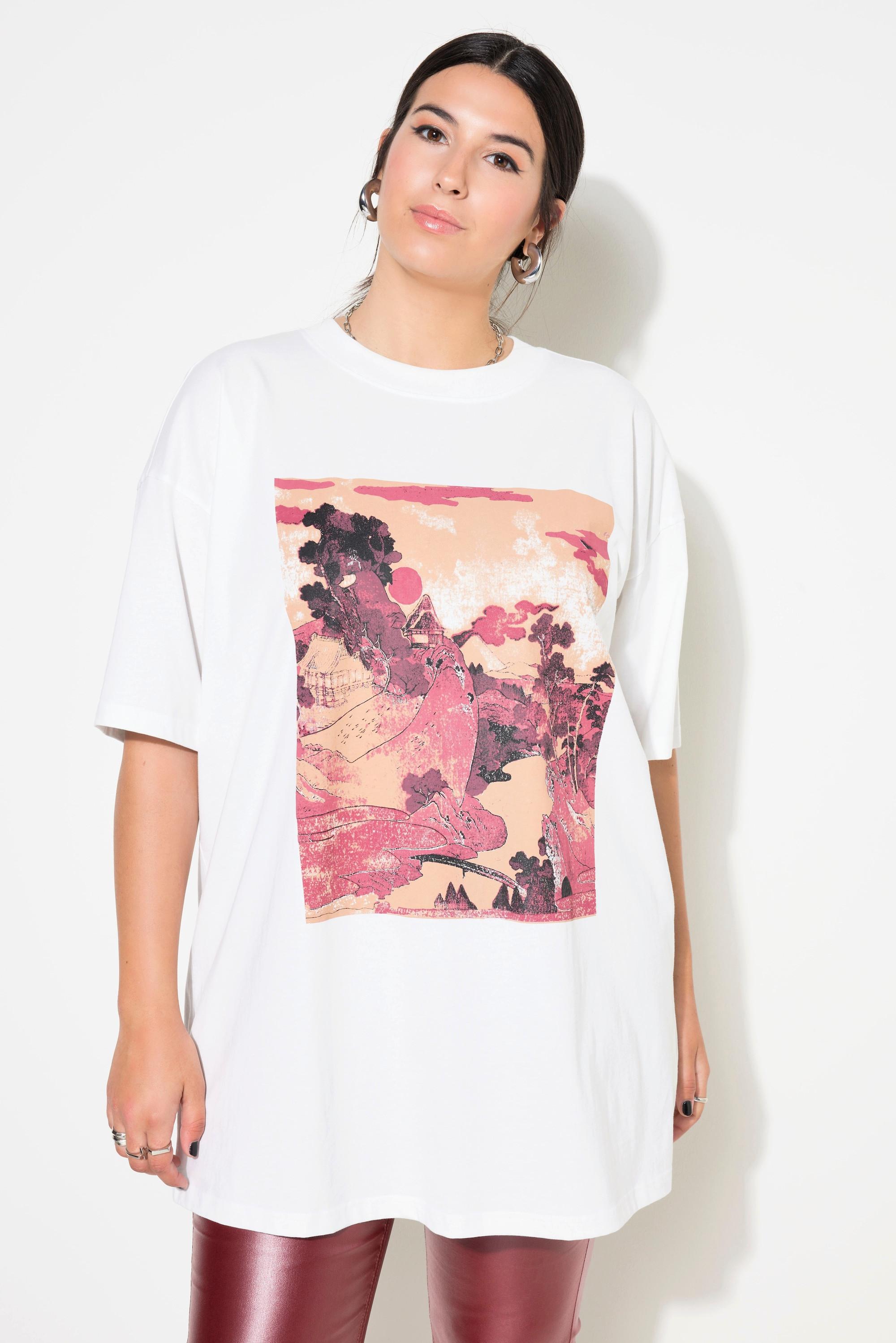 Studio Untold  T-shirt oversize. Motif asiatique 