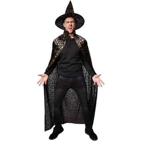 Tectake  Accessoires Chapeau et Cape Halloween Adulte Unisexe 