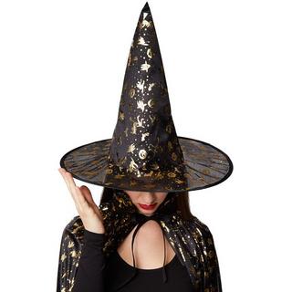 Tectake  Unisex Erwachsene Set Hut und Umhang Halloween 