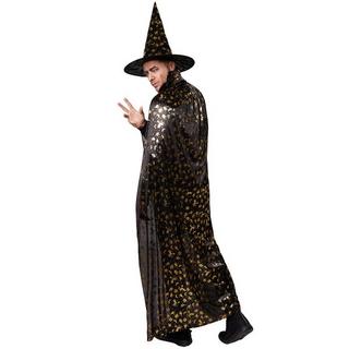 Tectake  Unisex Erwachsene Set Hut und Umhang Halloween 