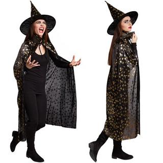 Tectake  Accessoires Chapeau et Cape Halloween Adulte Unisexe 