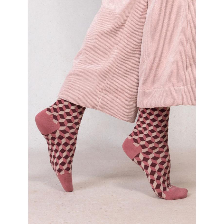 Chaussettes en laine et coton