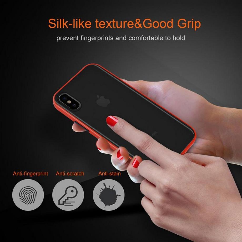 Cadorabo  Hülle für Apple iPhone X  XS Hybrid mit TPU Silikon Innenseite 