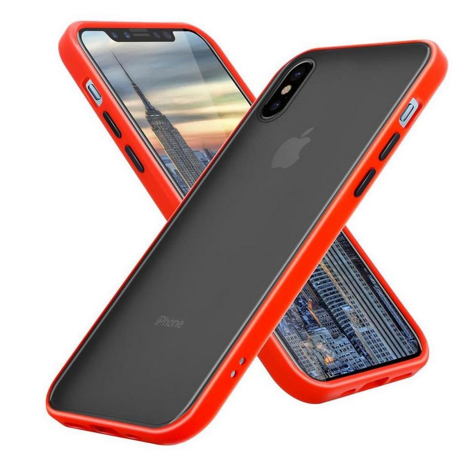 Cadorabo  Hülle für Apple iPhone X  XS Hybrid mit TPU Silikon Innenseite 
