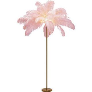 KARE Design  Stehleuchte Feather Palm pink Höhe 165 