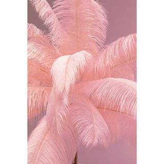 KARE Design  Lampada da terra Feather Palm rosa altezza 165 