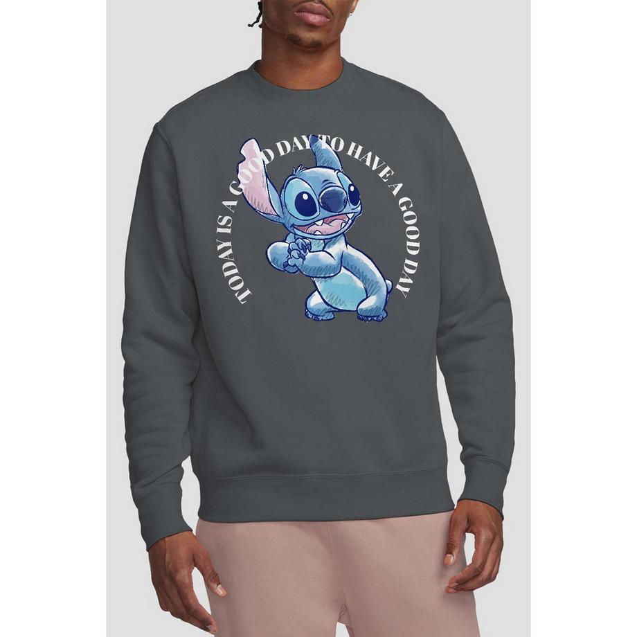 Lilo & Stitch Good Day Bedrucktes Regular Fit Sweatshirt  