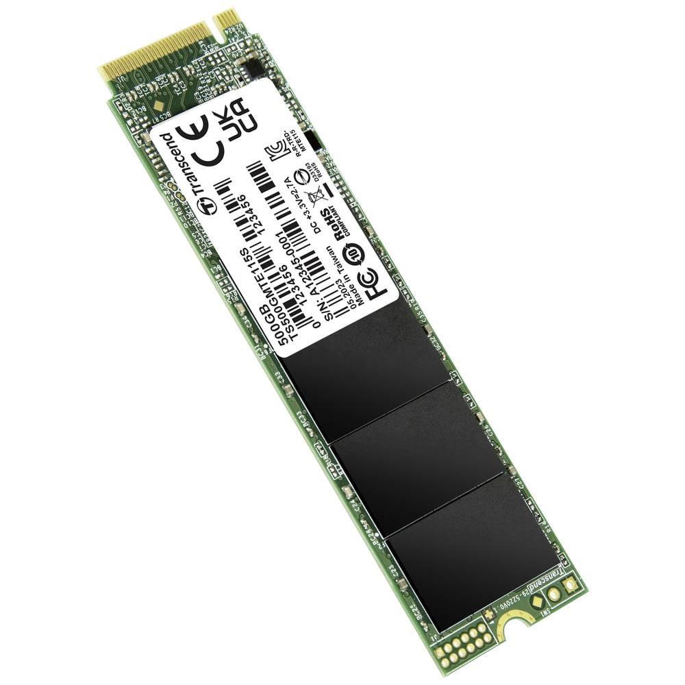 Transcend  115S 500 GB Interne M.2 PCIe NVMe SSD 2280 PCIe NVMe 3.0 x4 Retail 