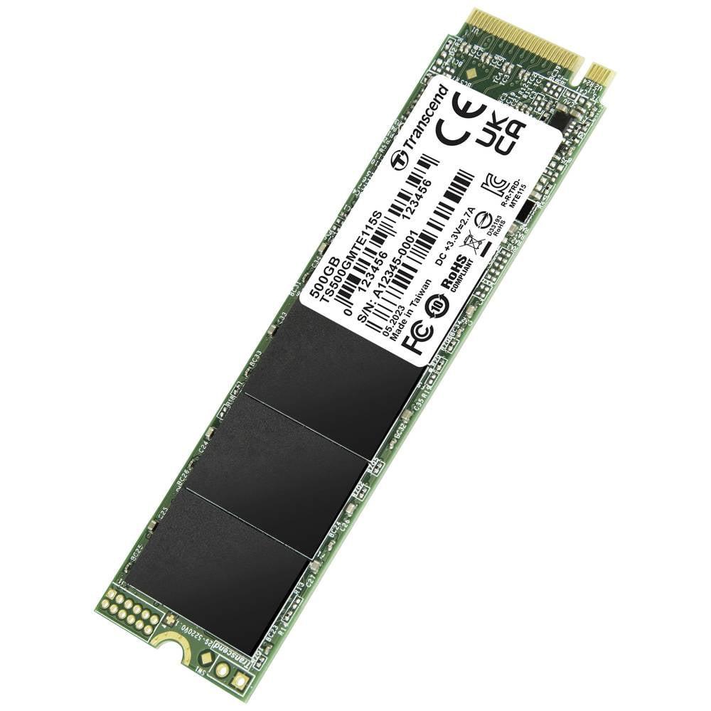 Transcend  115S 500 GB Interne M.2 PCIe NVMe SSD 2280 PCIe NVMe 3.0 x4 Retail 