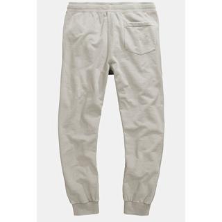 JP1880  Pantalon de jogging en molleton, taille élastique et délavage vintage gris moyen 