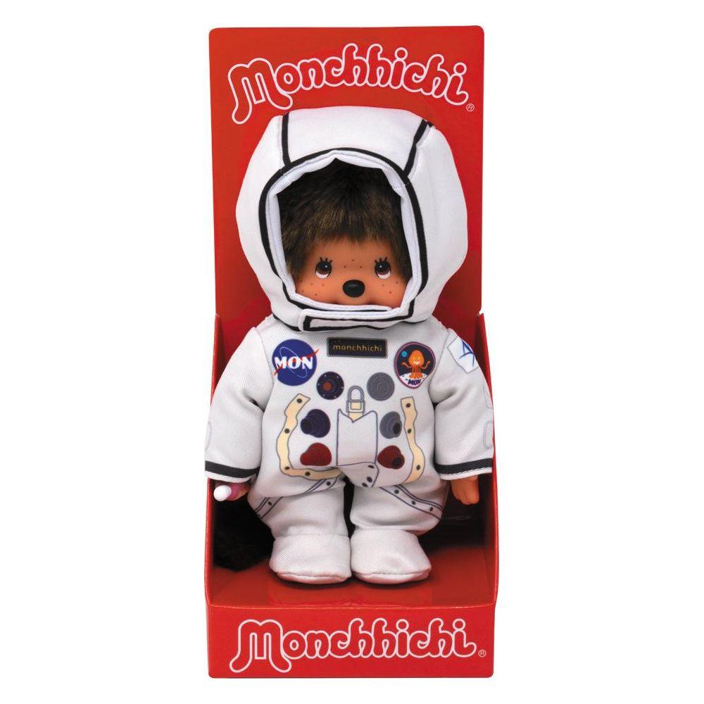 Monchhichi  Sekiguchi 221257 Original  Junge Astronaut, aus em Plüsch, im en Raumfahrtoverall, ca. 20 cm 