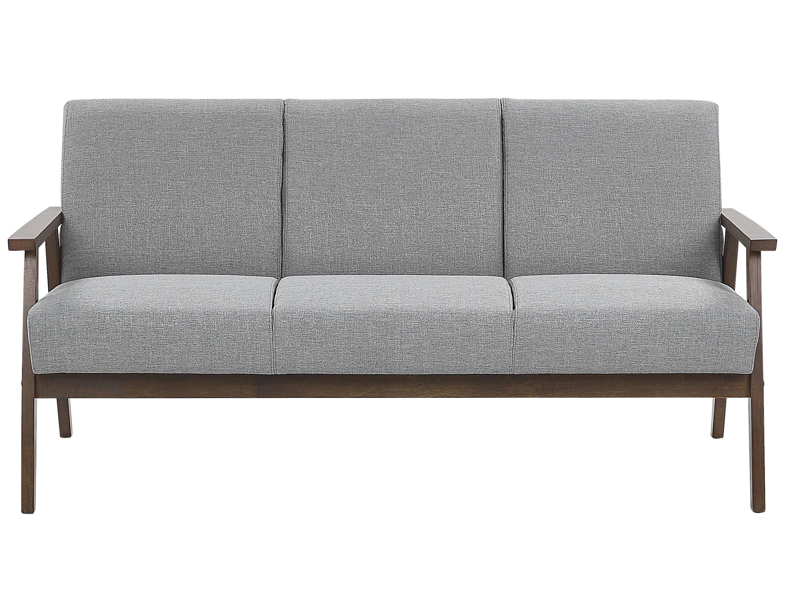 Beliani 3 Sitzer Sofa aus Polyester Retro ASNES  