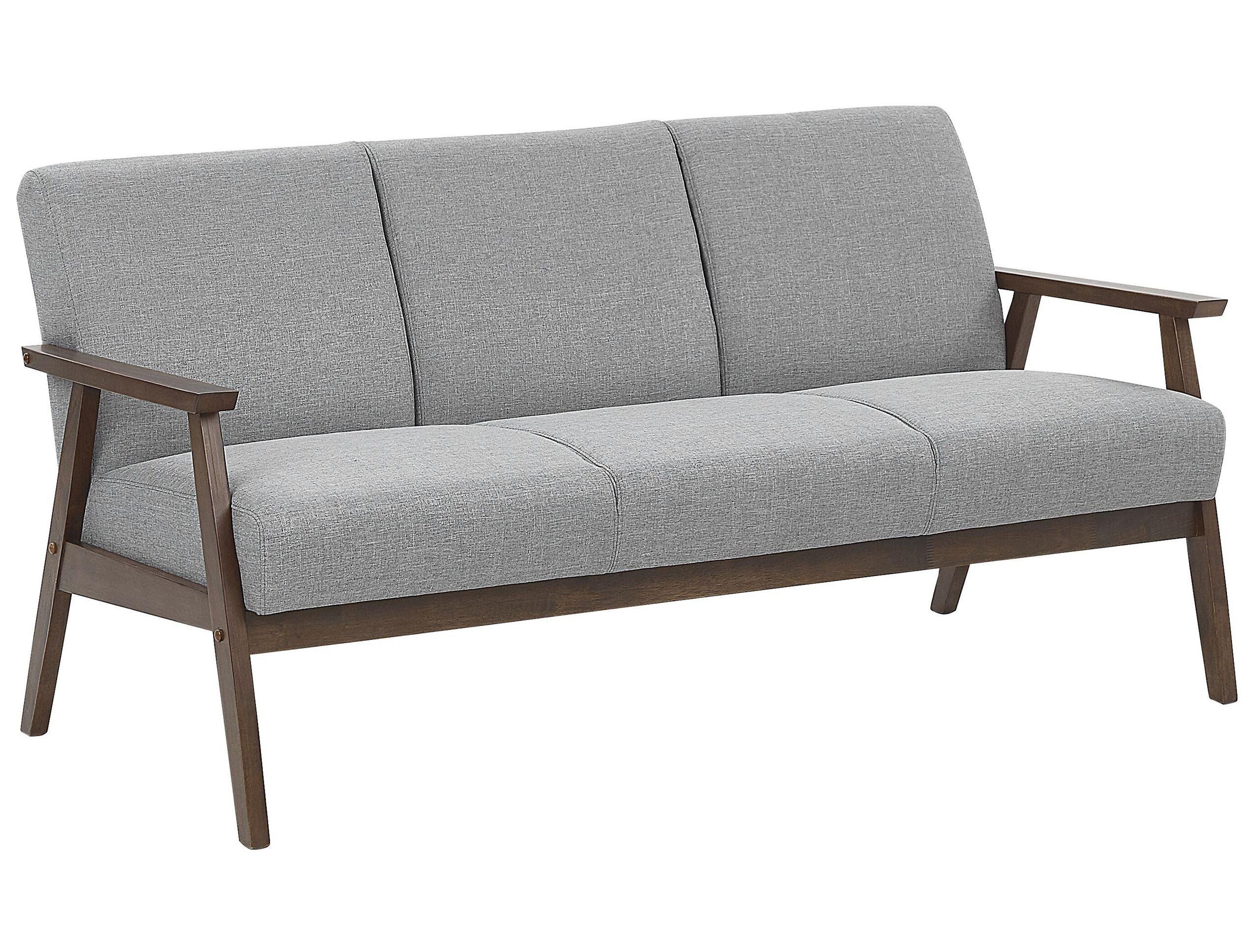 Beliani 3 Sitzer Sofa aus Polyester Retro ASNES  