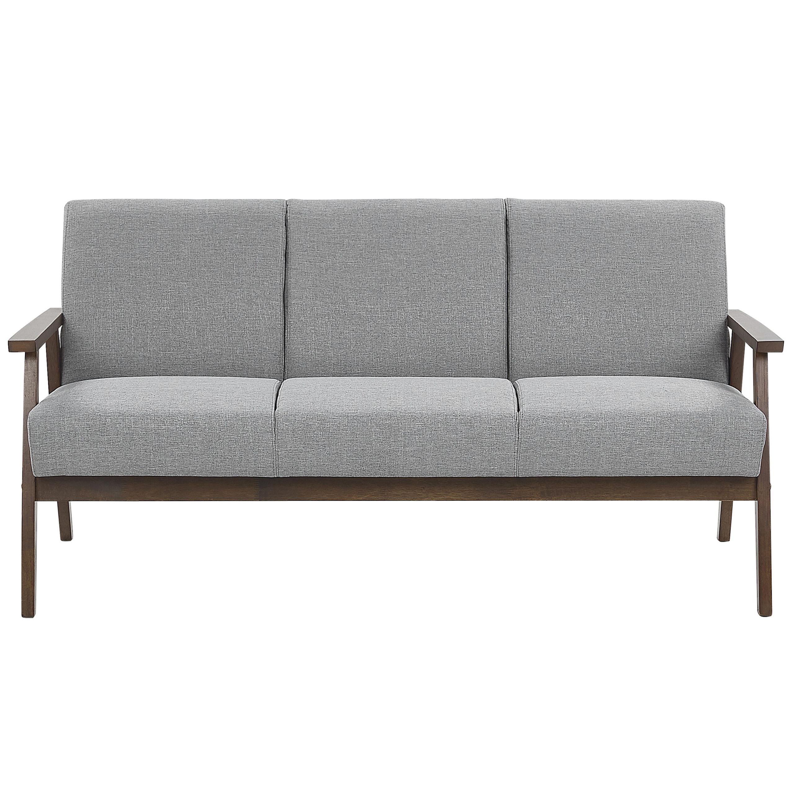 Beliani 3 Sitzer Sofa aus Polyester Retro ASNES  