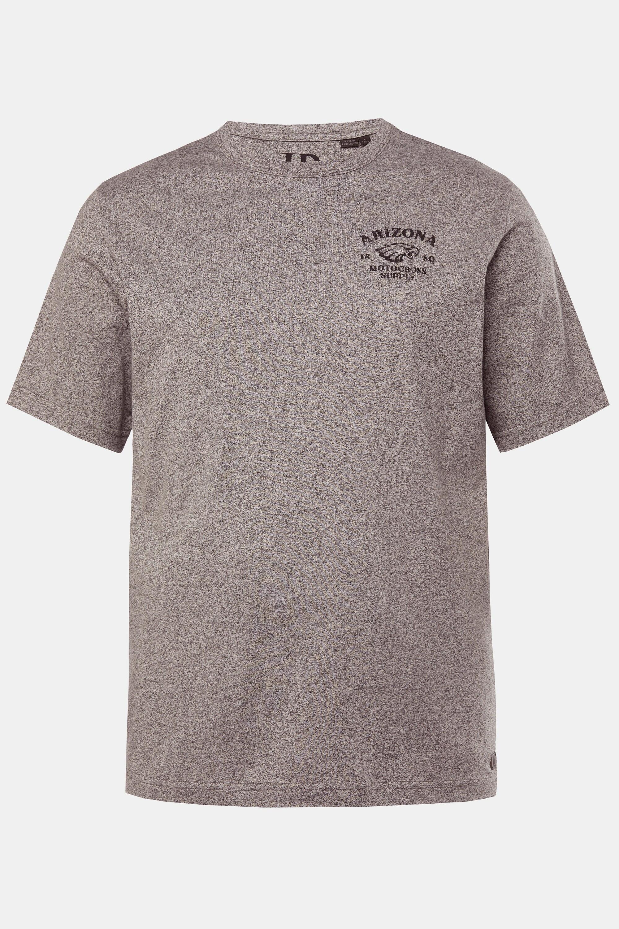 JP1880 T-shirt Manches Courtes Imprimé Poitrine Jersey Chiné  