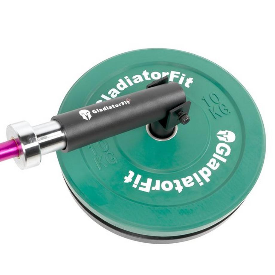 GladiatorFit  T-Bar Zug Olympiastange aus Stahl für Stangen Ø 50mm 