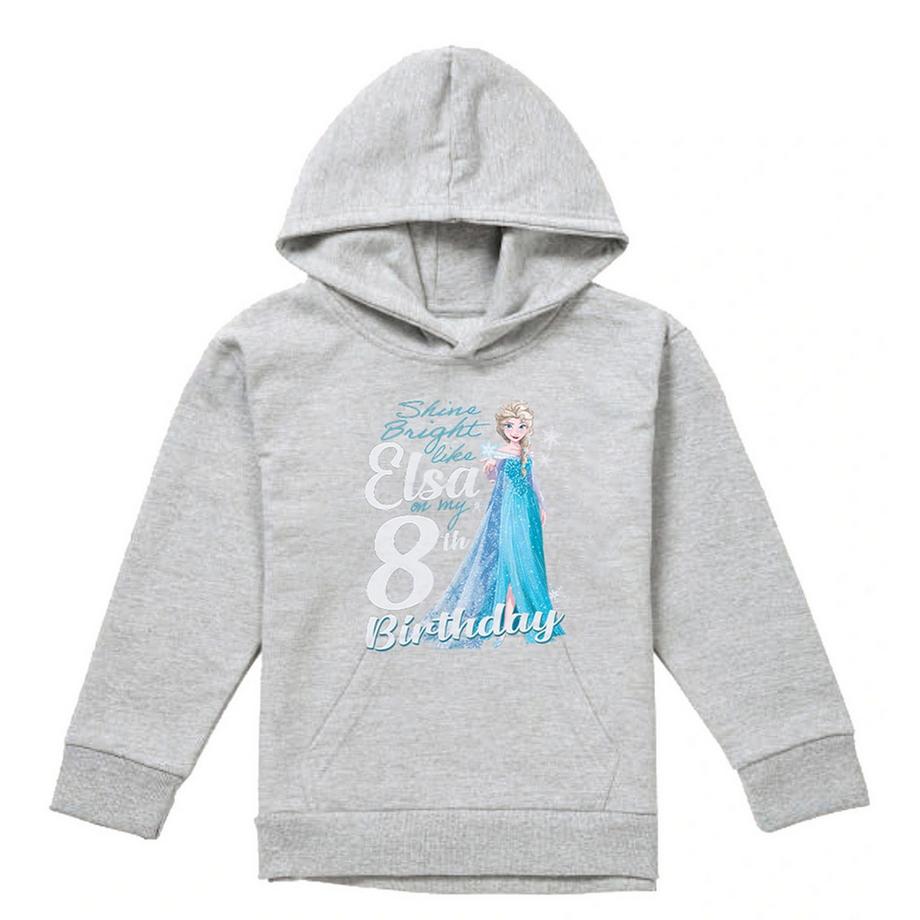 Sweat À Capuche 8ème Anniversaire Bright Like Elsa