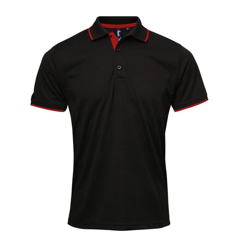 PREMIER Kontrast Coolchecker Polo Shirt  