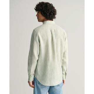 GANT Gestreiftes Regular Leinenhemd  