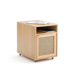 SO'HOME Caisson de bureau à roulettes cannage  