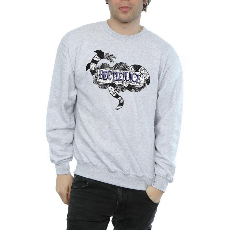 Beetlejuice Snake Logo Sweatshirt  