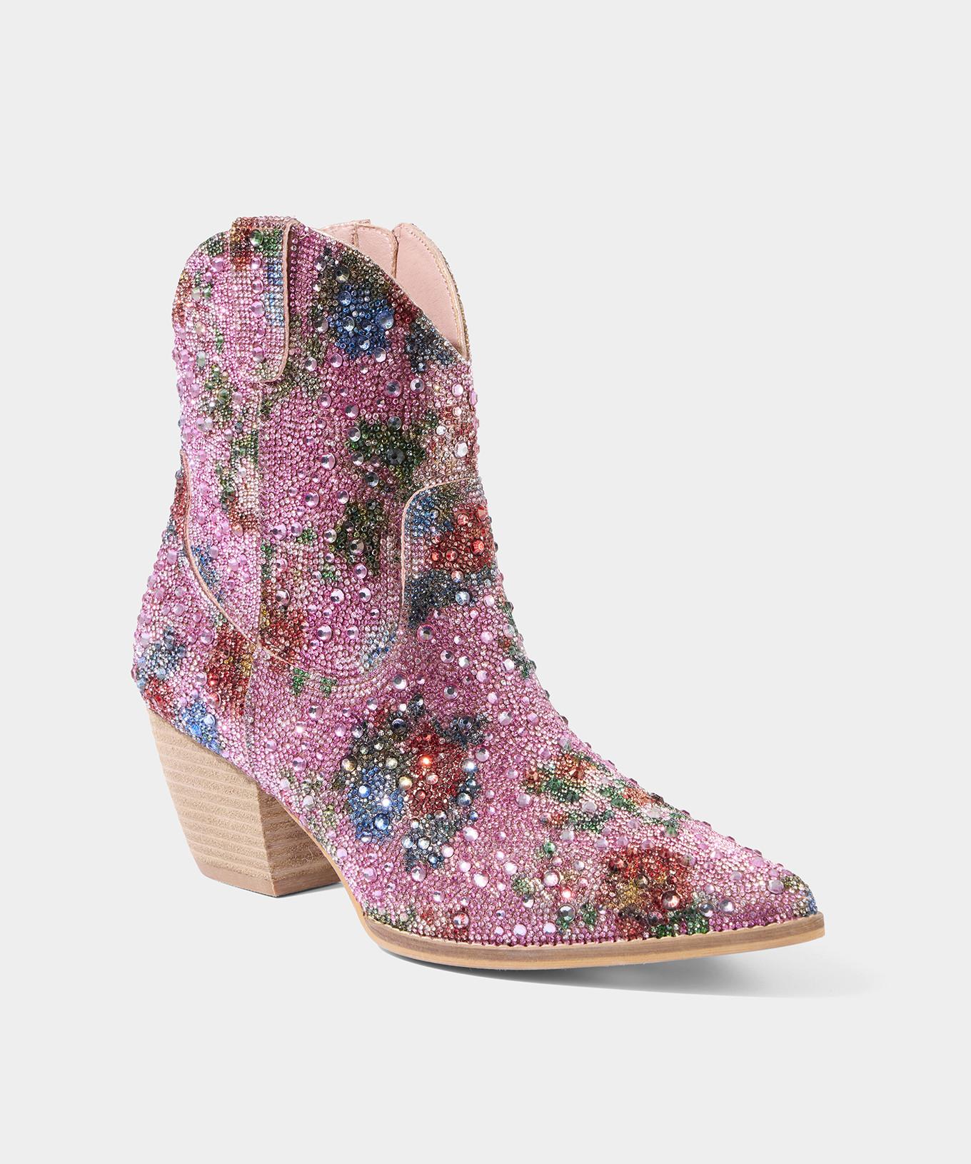 Joe Browns  Western-Stiefeletten mit Blumen und Diamanten 