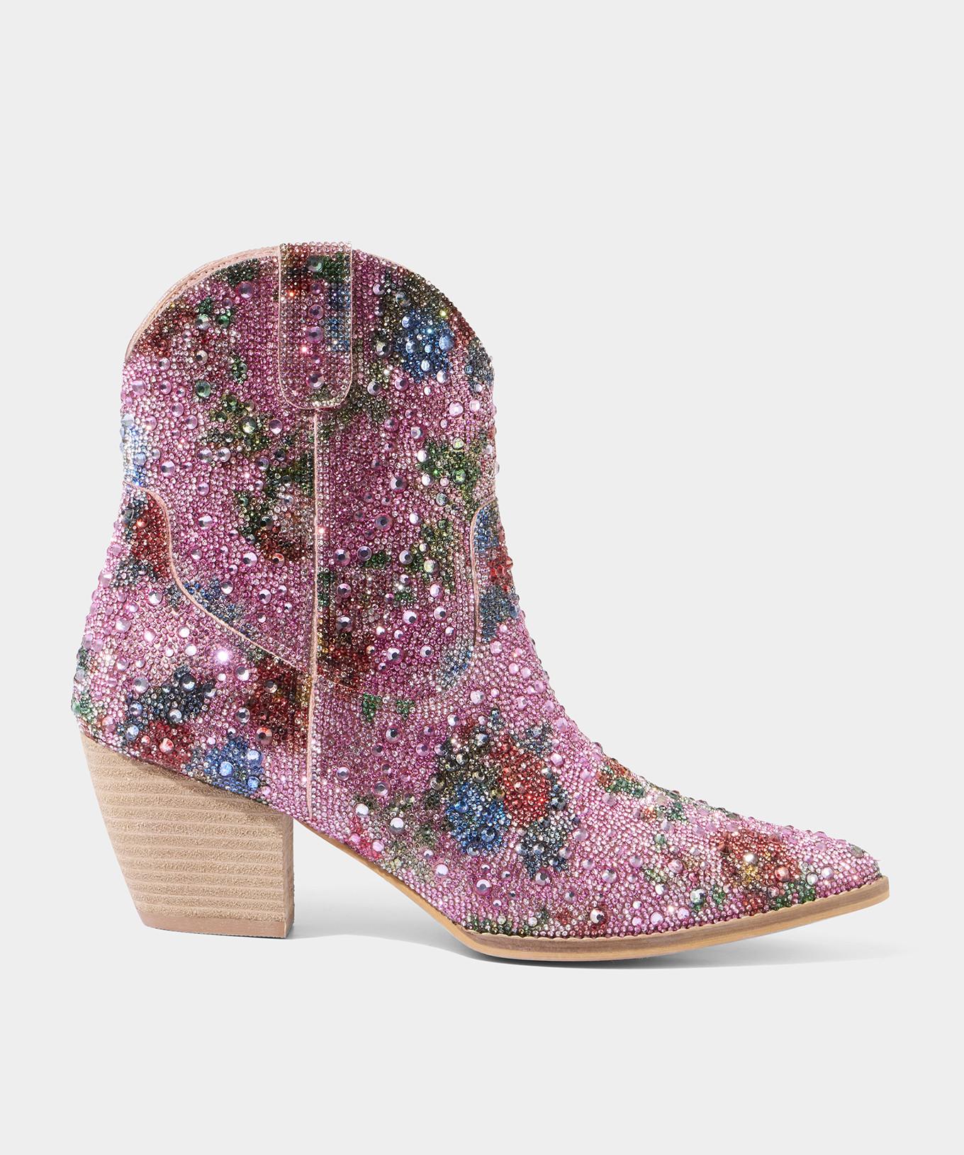 Joe Browns  Western-Stiefeletten mit Blumen und Diamanten 